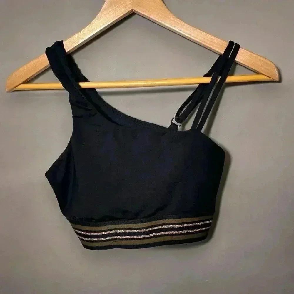 Seafolly asymmetrical swim top XS